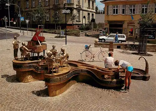 AK / Ansichtskarte  Donaueschingen Musikbrunnen