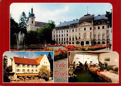 AK / Ansichtskarte  Donaueschingen Schloss Schlosskirche Cafe Reiter Gastraum