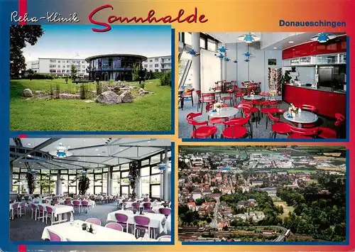 AK / Ansichtskarte 73927527 Donaueschingen Rehaklinik Sonnhalde Cafeteria Gastraeume