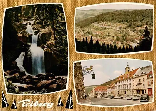 AK / Ansichtskarte 73927538 Triberg Wasserfall Panorama Ortspartie