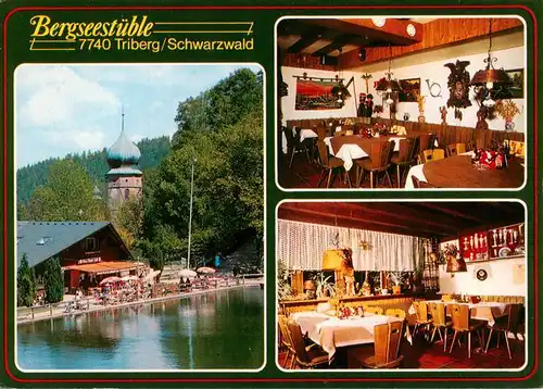 AK / Ansichtskarte  Triberg Cafe Restaurant Bergseestueble Gastraeume