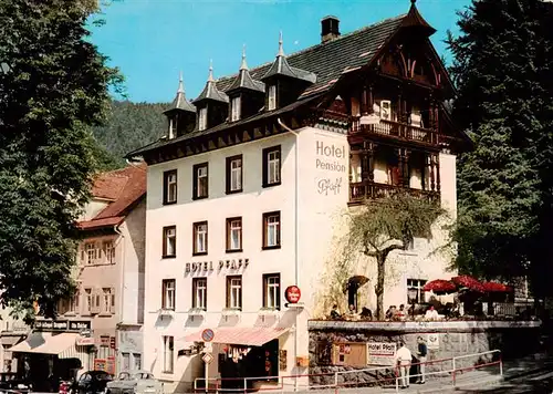 AK / Ansichtskarte  Triberg Hotel Pfaff 