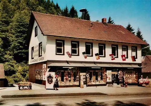 AK / Ansichtskarte 73927546 Gremmelsbach_Triberg Weisser Uhren Spezialgeschaeft fuer Kuckucksuhren