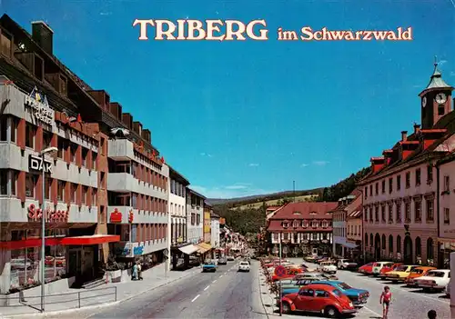 AK / Ansichtskarte 73927555 Triberg Stadtzentrum