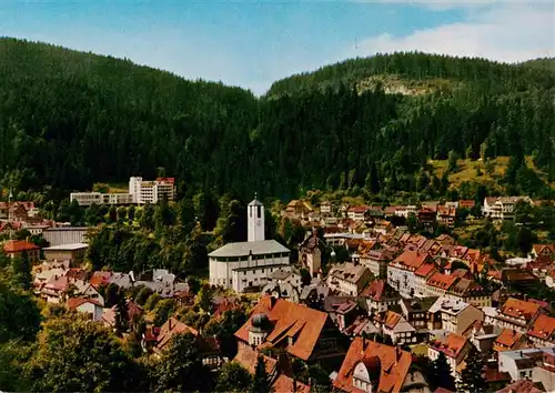 AK / Ansichtskarte 73927566 Triberg Panorama Jahreskurort