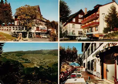 AK / Ansichtskarte 73927598 Todtnauberg Hotel Zum Sternen Terrasse Panorama