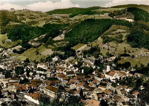 AK / Ansichtskarte  Zell_Wiesental Fliegeraufnahme