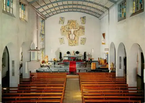 AK / Ansichtskarte  Berghaupten Kath Pfarrkirche St Georg mit Altarmosaik