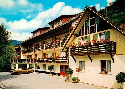 AK / Ansichtskarte 73927668 Loecherberg_Ibach Hotel Pension Schwarzwald Idyll