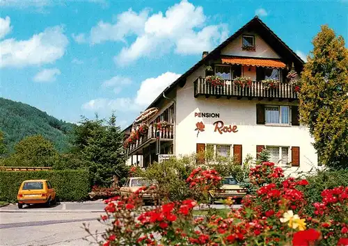 AK / Ansichtskarte 73927688 Oberharmersbach Pension Rose