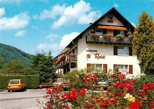 AK / Ansichtskarte 73927689 Oberharmersbach Pension Rose