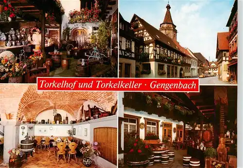 AK / Ansichtskarte 73927740 Gengenbach Torkelhof und Torkelkeller Gastraeume
