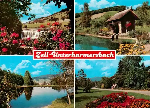 AK / Ansichtskarte 73927743 Unterharmersbach Stauwehr Gondelteich Park
