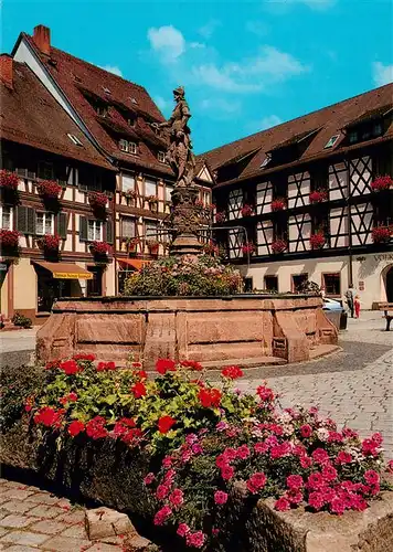 AK / Ansichtskarte  Gengenbach Marktplatz Brunnen 