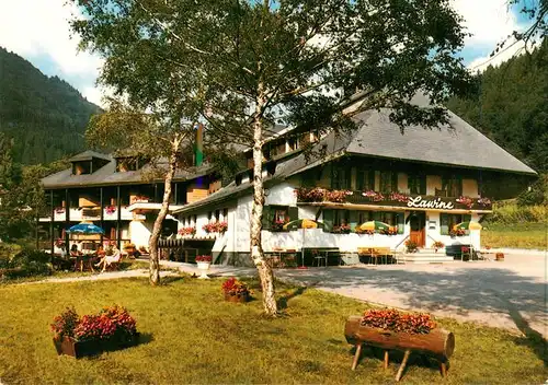 AK / Ansichtskarte 73927766 Fahl_Feldberg Gasthof Pension Lawine