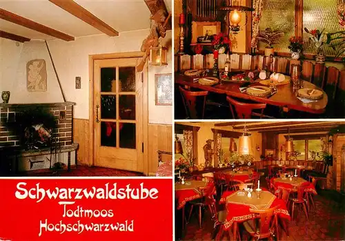 AK / Ansichtskarte  Todtmoos Gasthof Schwarzwaldstube Gastraeume