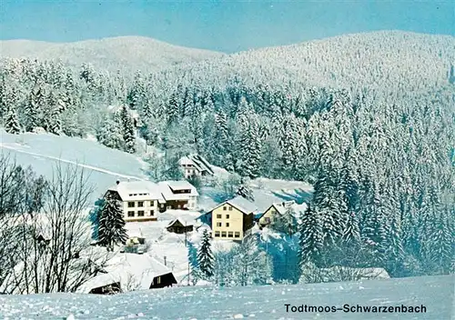 AK / Ansichtskarte 73927857 Schwarzenbach_Todtmoos Winterpanorama