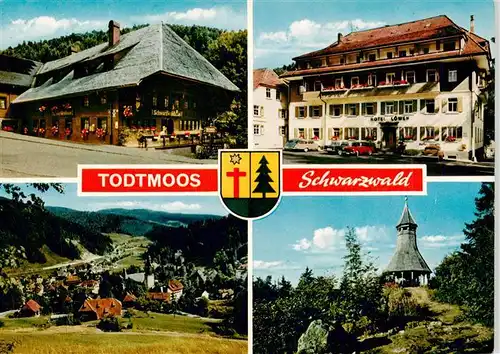 AK / Ansichtskarte 73927868 Todtmoos Schwarzwaldhaus Hotel Loewen Panorama Torturm