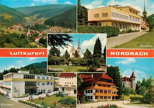 AK / Ansichtskarte  Nordrach Panorama Luftkurort Kurhaus Schwarzwaldsanatorium