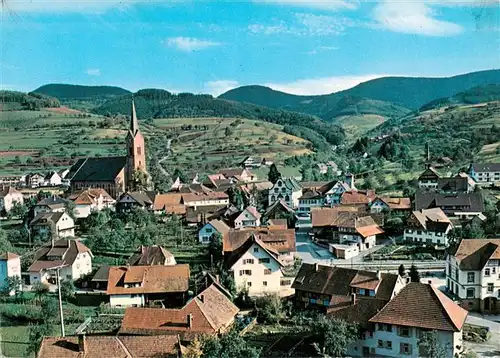 AK / Ansichtskarte 73927918 Oberharmersbach Stadtpanorama Luftkurort Schwarzwald