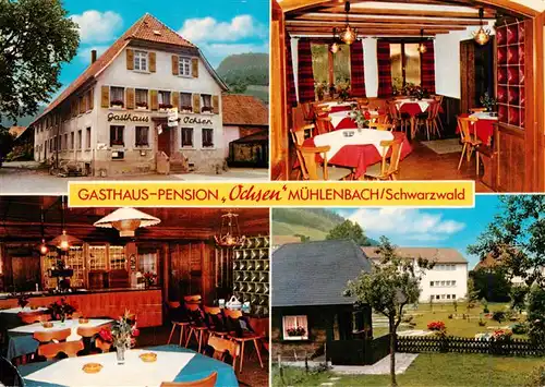 AK / Ansichtskarte  Muehlenbach_Wolfach_Kinzigtal_Baden Gasthaus Pension Ochsen Gastraum Minigolf