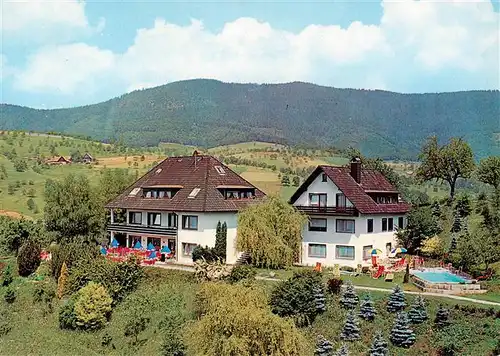 AK / Ansichtskarte  Oberharmersbach Landhaus Baerenhof Swimming Pool