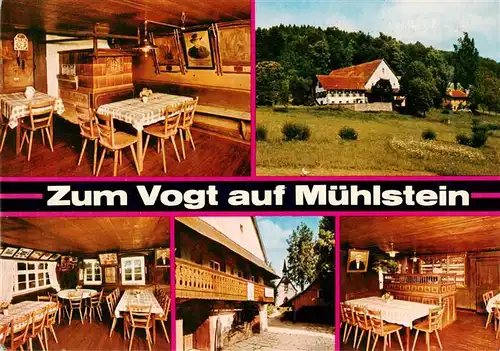 AK / Ansichtskarte 73927936 Nordrach Gasthaus Zum Vogt auf Muehlstein Gastraeume