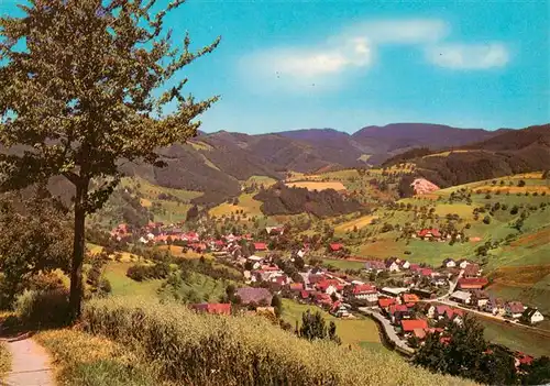 AK / Ansichtskarte  Oberharmersbach Panorama Schwarzwald