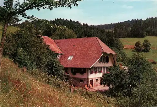 AK / Ansichtskarte  Oberharmersbach Pension Langenberg im Schwarzwald