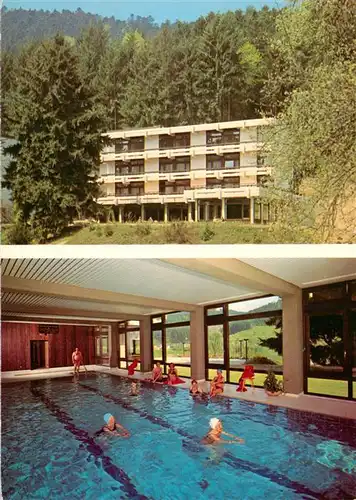 AK / Ansichtskarte 73927957 Nordrach Sanatorium Hallenbad Luftkurort im Schwarzwald