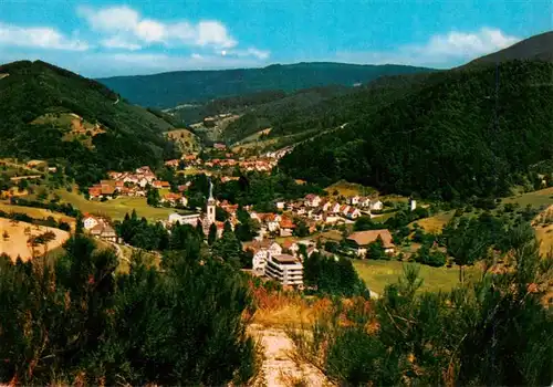 AK / Ansichtskarte 73927972 Nordrach Panorama Luftkurort im Schwarzwald mit Kurhaus