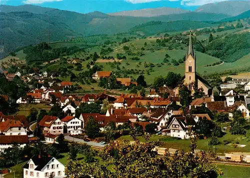 AK / Ansichtskarte  Oberharmersbach Panorama Luftkurort im Schwarzwald