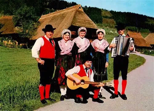 AK / Ansichtskarte  Muehlenbach_Wolfach_Kinzigtal_Baden Trachtengesangsgruppe