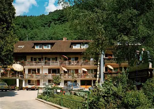 AK / Ansichtskarte  Loecherberg_Oberharmersbach Hotel Pension Schwarzwald-Idyll