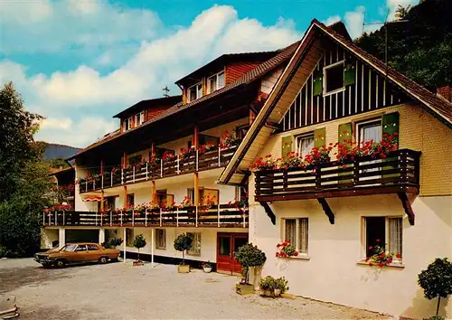 AK / Ansichtskarte  Loecherberg_Oberharmersbach Hotel Pension Schwarzwald-Idyll