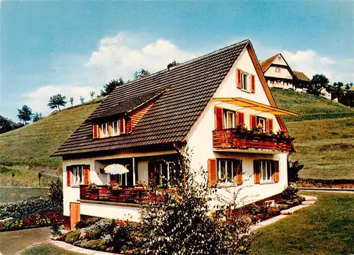 AK / Ansichtskarte 73928008 Oberharmersbach Gaestehaus Pension Haus Waldblick Luftkurort im Schwarzwald