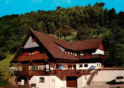 AK / Ansichtskarte 73928027 Oberharmersbach Pension Jaegerstube