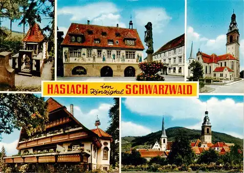 AK / Ansichtskarte 73928031 Haslach_Kinzigtal Ortsansichten Kirche