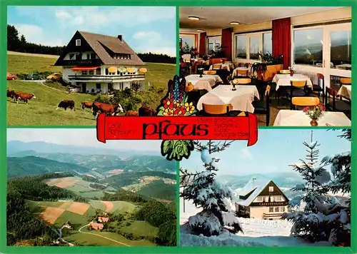 AK / Ansichtskarte  Muehlenbach_Wolfach_Kinzigtal_Baden Café Pension Pfaus Passhoehe Elztal Kinzigtal Schwarzwald