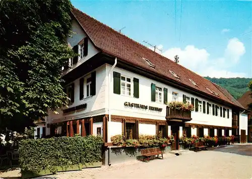 AK / Ansichtskarte 73928047 Oberharmersbach Gasthof Pension Freihof Luftkurort im Schwarzwald