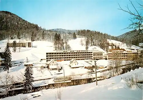 AK / Ansichtskarte 73928049 Nordrach Fachklinik Klausenbach Luftkurort im Schwarzwald Winterlandschaft