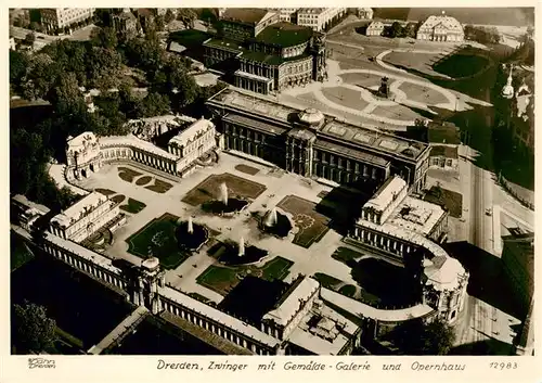 AK / Ansichtskarte  Foto_Hahn_Nr. Nr. 12983 Dresden Zwinger Opernhaus