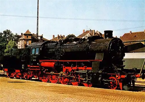 AK / Ansichtskarte  Eisenbahn_Railway_Chemin_de_Fer Baureihe 58 Gueterzuglokomotive  G 12 Baujahr 1918