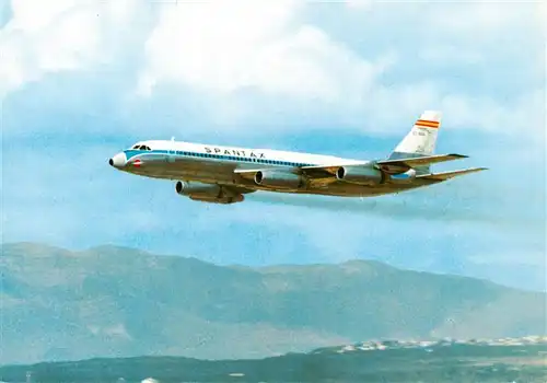 AK / Ansichtskarte  Flugzeuge_Zivil Spantax Convair CV 990 A Coronado