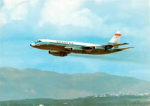 AK / Ansichtskarte  Flugzeuge_Zivil Spantax Convair CV 990 A Coronado