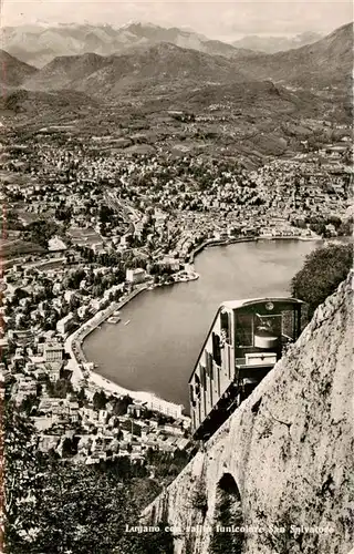 AK / Ansichtskarte  Zahnradbahn_Rack_Railway-- Lugano 