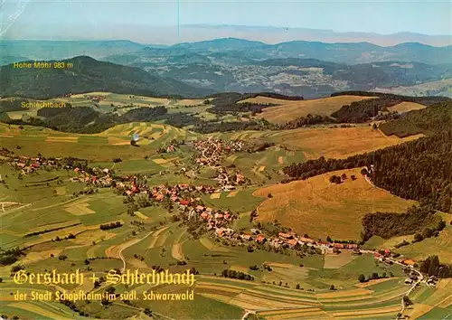AK / Ansichtskarte 73928244 Schlechtbach_Schopfheim_Schwarzwald Fliegeraufnahme