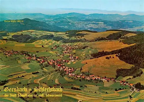 AK / Ansichtskarte 73928248 Schlechtbach_Schopfheim_Schwarzwald Fliegeraufnahme