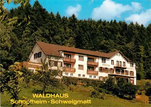 AK / Ansichtskarte 73928250 Schweigmatt_Schopfheim Pension Waldhaus