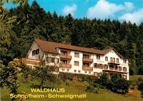 AK / Ansichtskarte  Schweigmatt_Schopfheim Pension Waldhaus